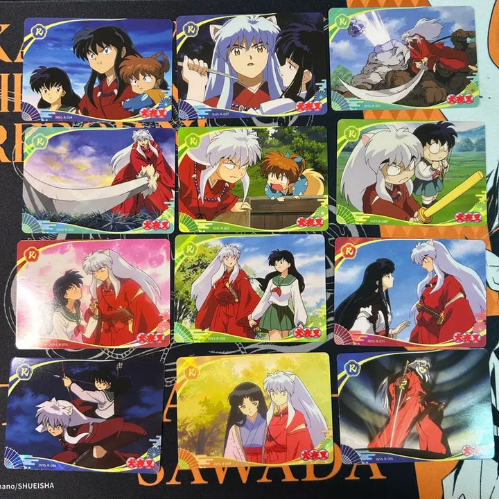 [BUNJANG] Inuyasha Kayou Character/Scene Card Bundle (22 Cards) / 이누야샤 카드 kayou 인물/장면 22장 일괄