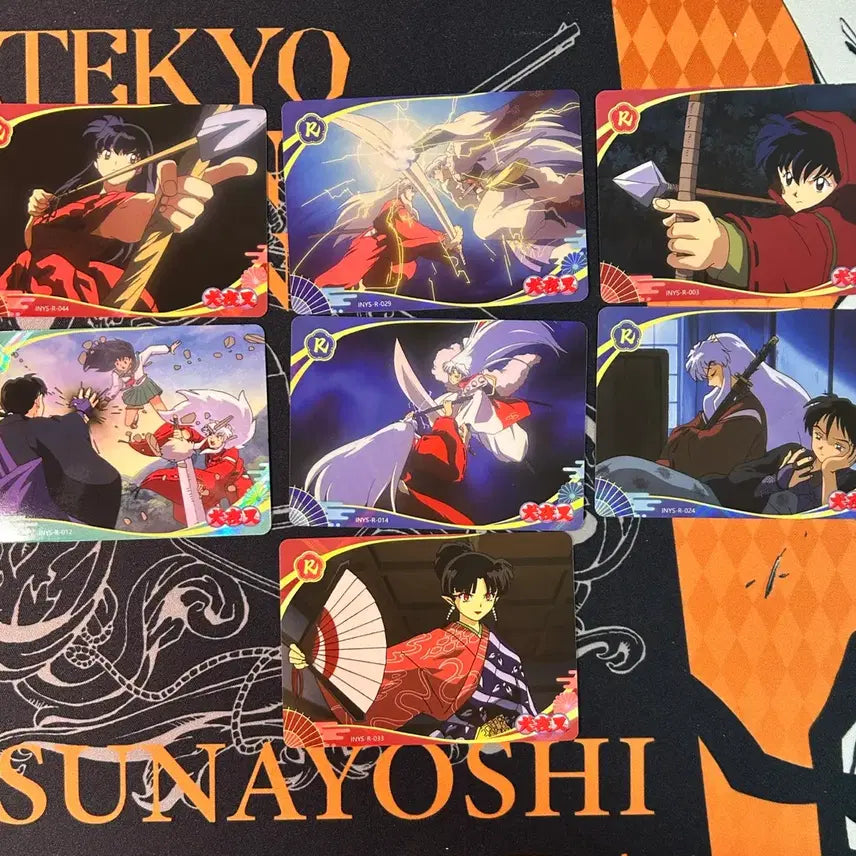 [BUNJANG] Inuyasha Kayou Character/Scene Card Bundle (22 Cards) / 이누야샤 카드 kayou 인물/장면 22장 일괄