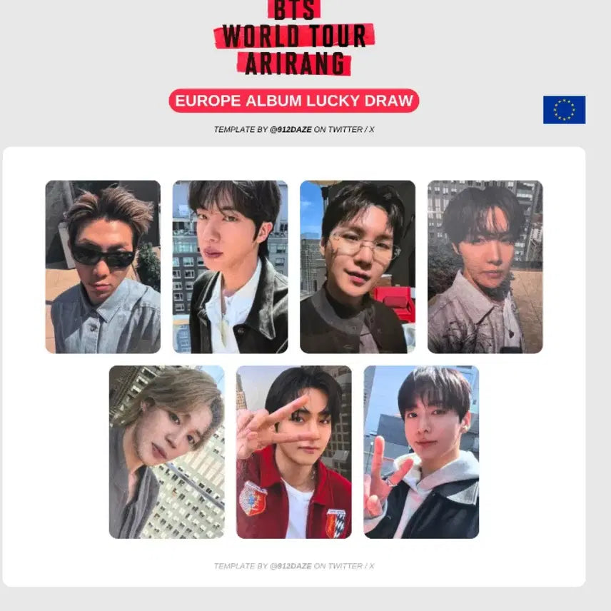 [BUNJANG] BTS J-Hope Madrid Photocard / 방탄 마드리드 호석 포카