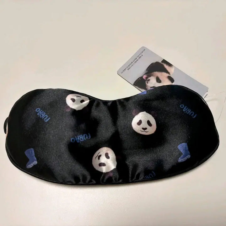 [BUNJANG] Fu Bao Panda Sleep Mask - Early Goods / 푸바오 판다 수면 안대 초기굿즈 새상품 미사용 (택O)
