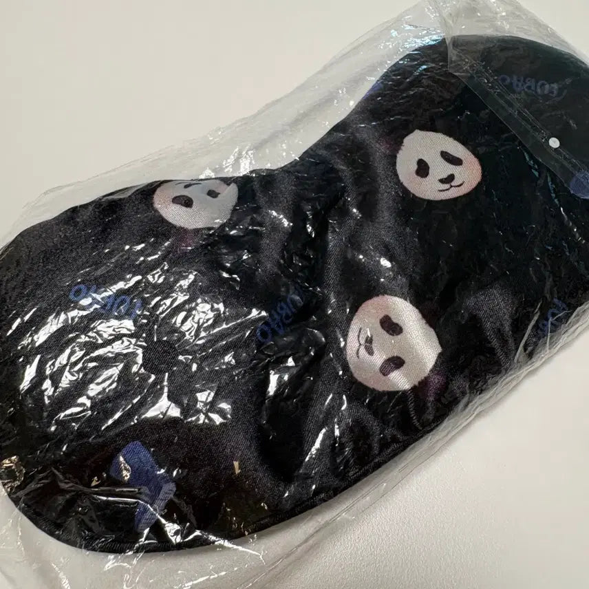 [BUNJANG] Fu Bao Panda Sleep Mask - Early Goods / 푸바오 판다 수면 안대 초기굿즈 새상품 미사용 (택O)