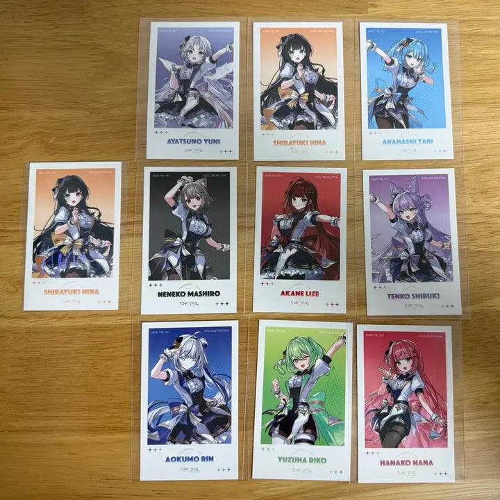[BUNJANG] Stellive Cheki Normal Full Set + Hina Signed Bundle / 스텔라이브 체키 노말 전종 + 히나 사인 일괄 판매합니다