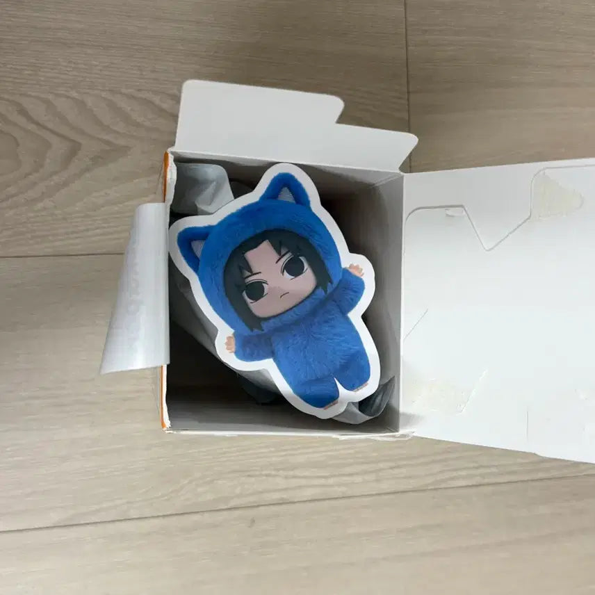 [BUNJANG] Nabubu Naruto Kittenland Sasuke Plush Doll / 마지막물량당일발송) 나부부 3탄 나루토 키튼랜드 인형 eaki 사스케