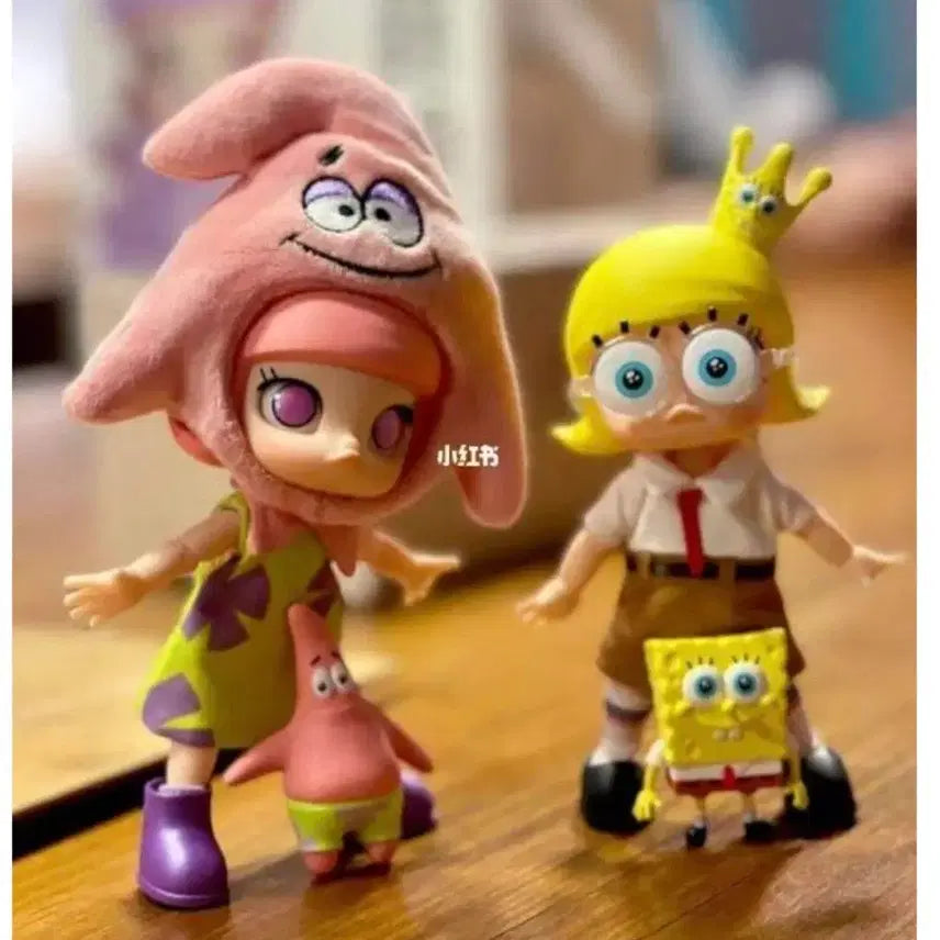[BUNJANG] Pop Mart SpongeBob Patrick Molly BDJ Bundle Set / 팝마트 스폰지밥, 뚱이 몰리 BDJ 미개봉새상품 일괄판매(택포)