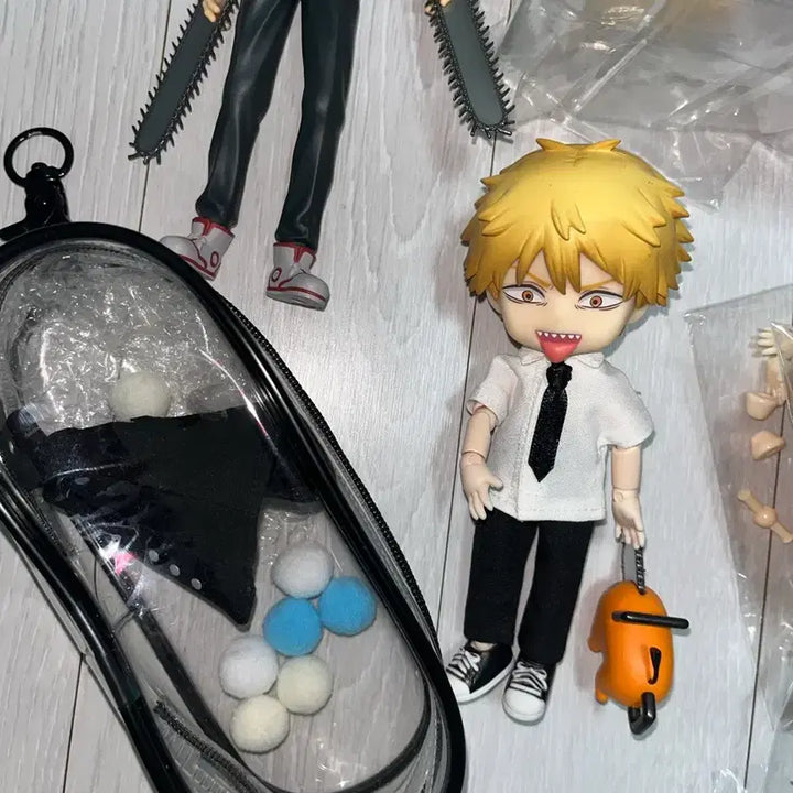 [BUNJANG] Chainsaw Man Denji Nendoroid &amp; Obitsuroid Figure Goods Set / 체인소맨 덴지 넨도로이드 오비츠 피규어 굿즈셋트