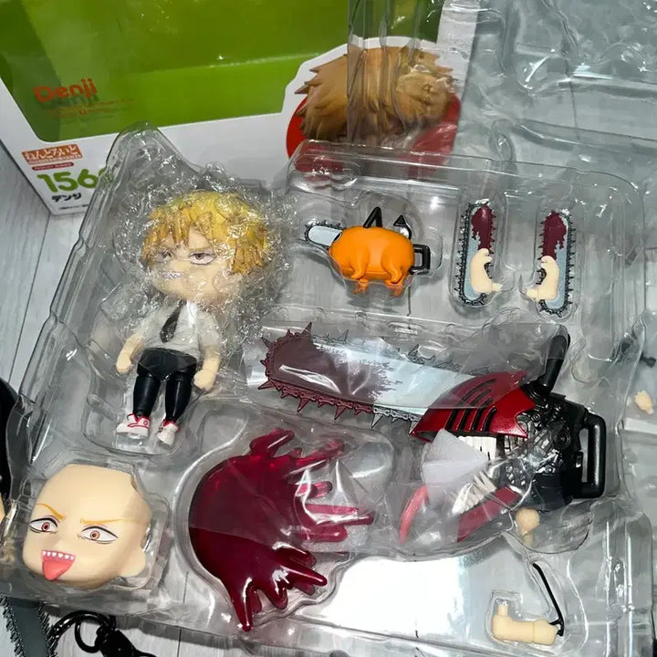 [BUNJANG] Chainsaw Man Denji Nendoroid &amp; Obitsuroid Figure Goods Set / 체인소맨 덴지 넨도로이드 오비츠 피규어 굿즈셋트