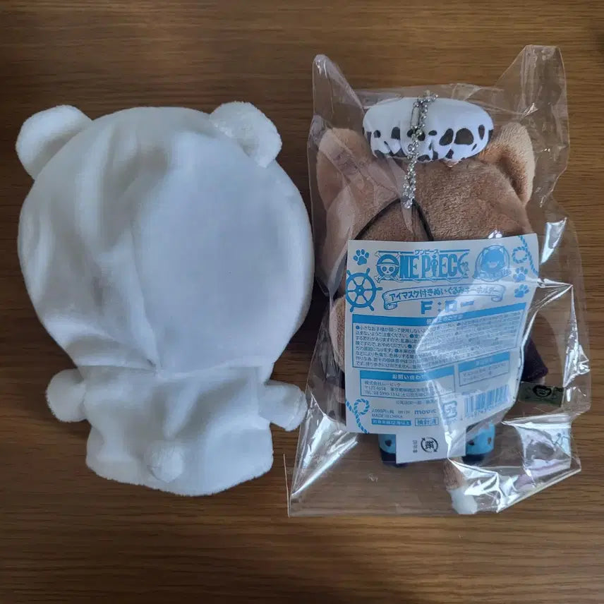 [BUNJANG] One Piece Trafalgar Law Cat Nui Cat Eye Mask Plush Keychain Goods Withcat / 원피스 트라팔가 로우 네코 누이 고양이 안대 인형키링 굿즈 withcat