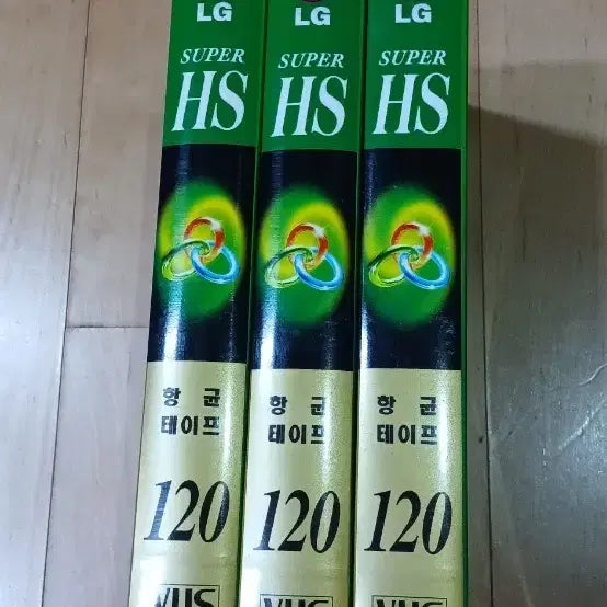[BUNJANG] LG SUPER HS Antimicrobial Tape (3-Pack) / LG SUPER HS 항균 테이프 120분짜리 (3개)
