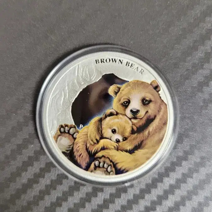 [BUNJANG] Perth Mint Brown Bear 1/2 oz Collectible Silver Coin / 퍼스민트 브라운 베어 1/2온스 수집형은화