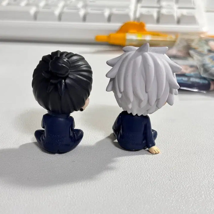 [BUNJANG] Jujutsu Kaisen Satoru Gojo &amp; Suguru Geto Shoulder Perching Gacha Figures Bundle Set / 주술회전 고죠 게토 어깨쿵 가챠 피규어 일괄