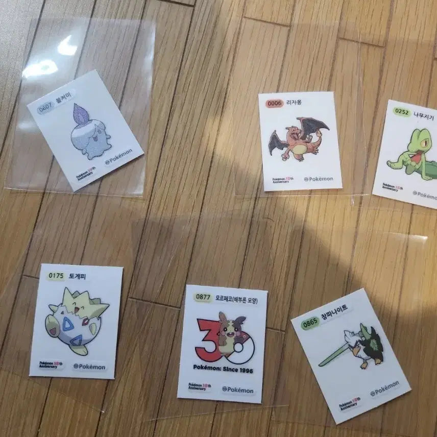[BUNJANG] Pokemon Stickers 20-Piece Bundle Set / 포켓몬 띠부씰 20장 일괄