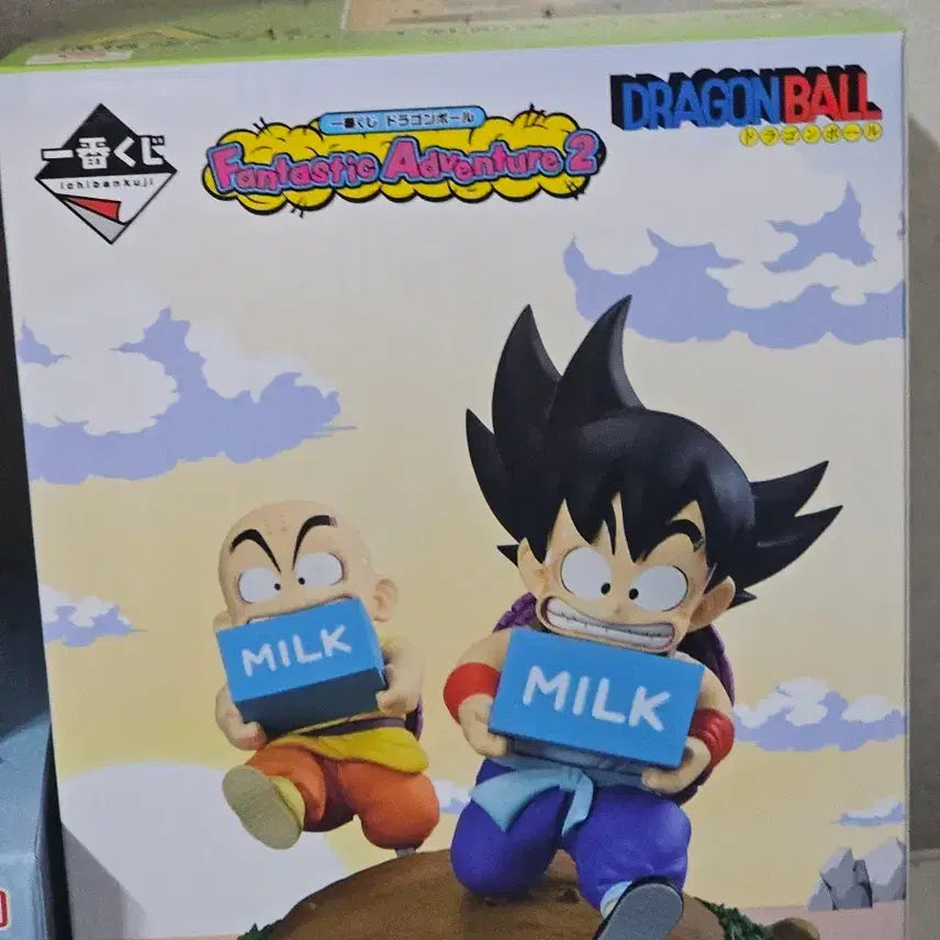 [BUNJANG] Dragon Ball Son Goku Krillin Milk Delivery Figure A Prize / 미개봉 택포 6) 드래곤볼 피규어 손오공 크리링 우유배달 A상