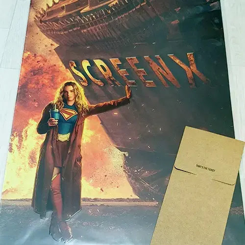 [BUNJANG] Supergirl CGV Limited Ticket TTT + SX Limited Poster Set / 슈퍼걸 CGV 한정티켓 TTT + SX 한정 포스터 세트