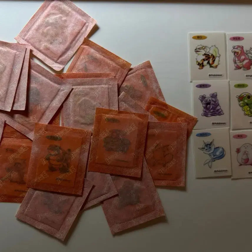 [BUNJANG] Pokemon 30th Anniversary Sticker Bundle Set (Sealed &amp; Unsealed) / 포켓몬스터 30주년 띠부씰 미개봉 일괄판매