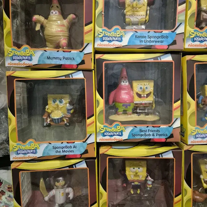 [BUNJANG] Nickelodeon SpongeBob SquarePants Mini Figure World Set / 니켈로디언 네모바지 스폰지밥 미니 피규어월드 새상품 일괄판매