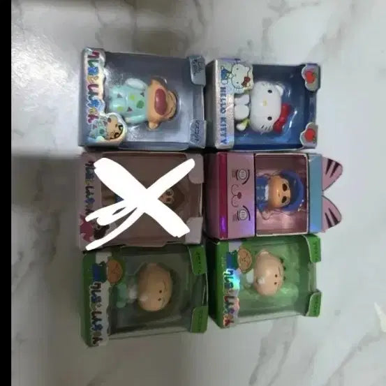 [BUNJANG] Hello Kitty &amp; Friends Rice Grain Figures Bundle Set (5 pcs) / 쌀알피규어 5개일괄