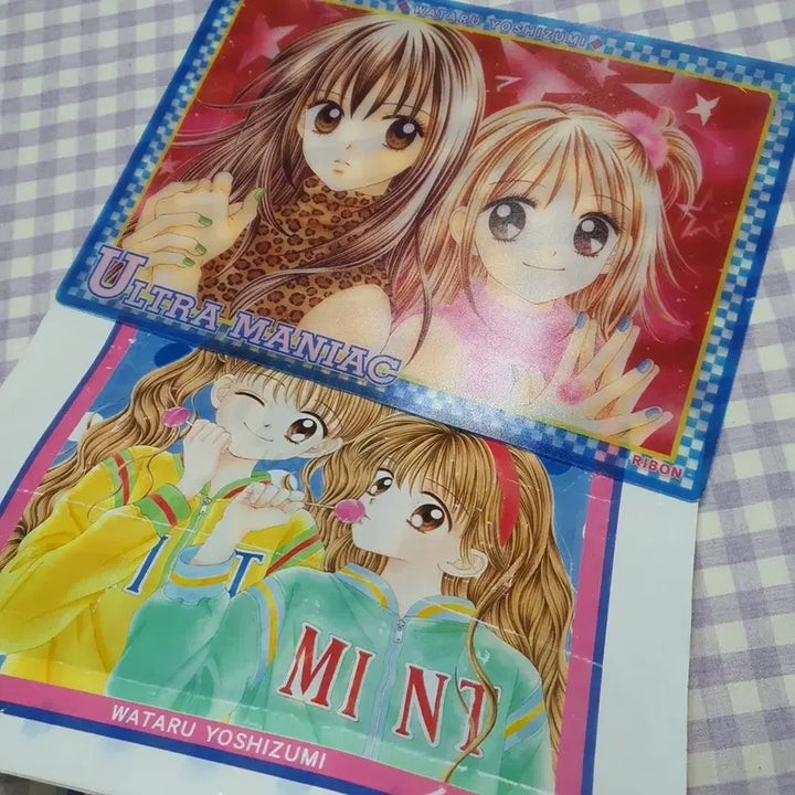 [BUNJANG] Ultra Mania Japanese Classic Stationery Anime Shojo Manga Ribbon Bonus Goods / 울트라매니아 책받침 일본 고전 문구 애니 미소녀 순정만화 리본 부록 굿즈