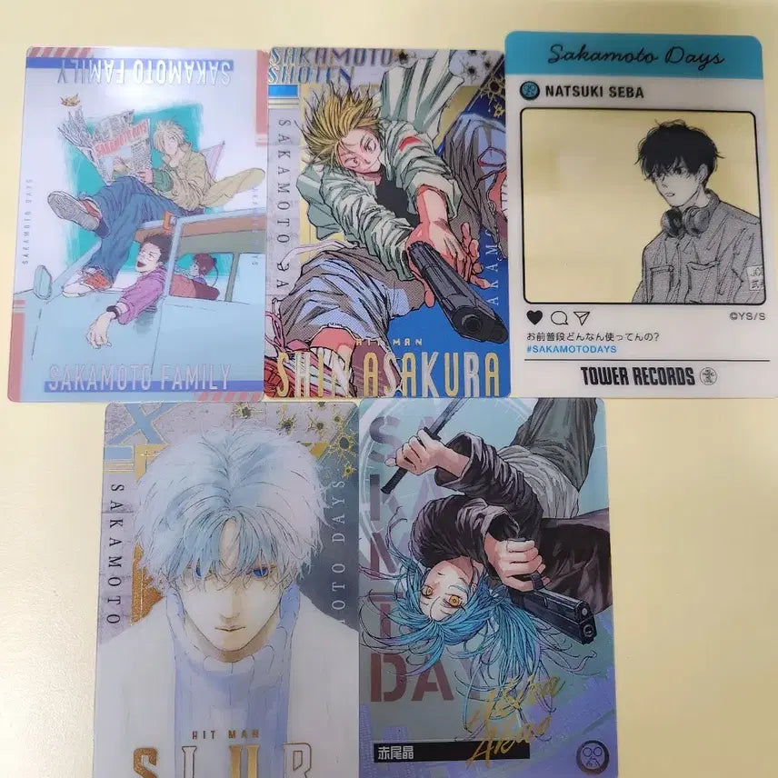 [BUNJANG] Sakamo-to Days 5-Piece Photocard Bundle Set / 사카모토 데이즈 포토카드 5종 일괄