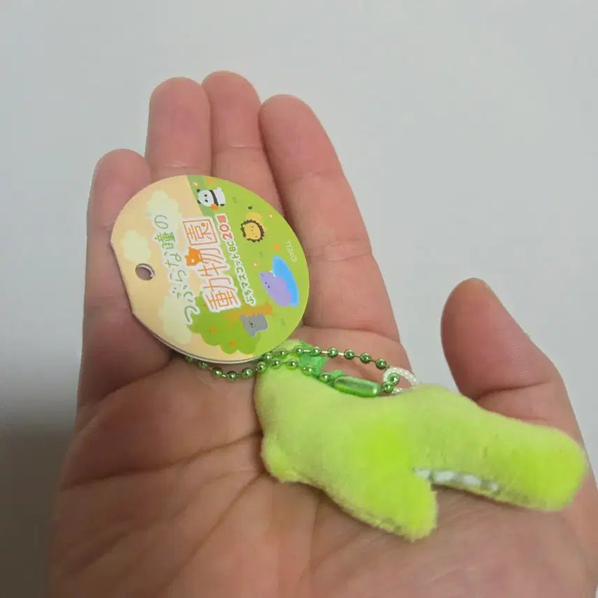 [BUNJANG] Tsuburana Hitomi Doobutsuen "Eyeball" Animal Plush Keychain Strap Alligator / 츠부라나 히토미노 도부츠엔 눈알 인형 키링 스트랩 열쇠고리 악어