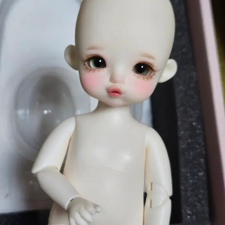 [BUNJANG] Fluffy Peach Yoohding Doll Body (MT-nim Makeup) / 플러피치 하나뿌 숏유딩 본체 (ㅁㅌ님 메이크업) 구체관절인형