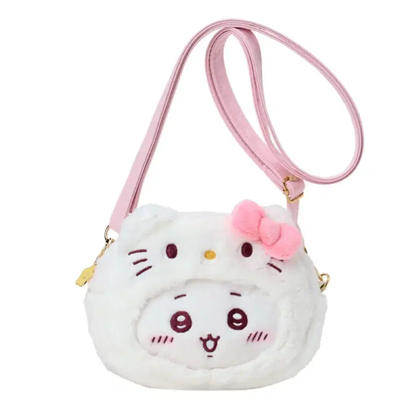[BUNJANG] Sanrio x Munchkin Creatures Collaboration Mascot Pouch Shoulder Bag / [미개봉]산리오x먼작귀 치이카와 콜라보 마스코트 포쉐트숄더백 파우치