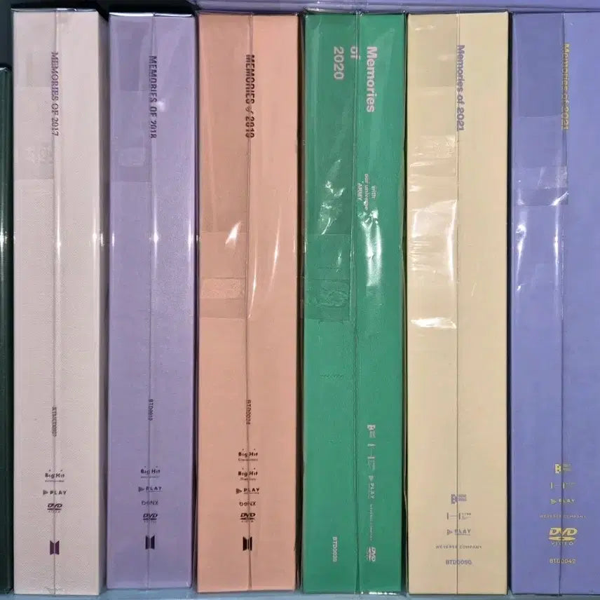 [BUNJANG] BTS Memories DVD 2016-2021 Bundle Set / 방탄 메모리즈 dvd 2016~2021