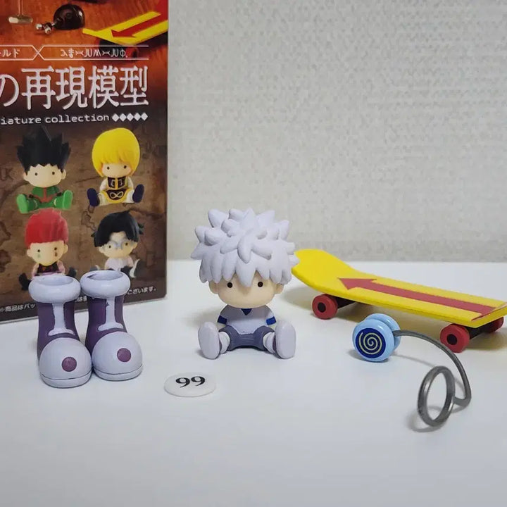 [BUNJANG] Hunter x Hunter Killua Zoldyck PetaDol Figure / 헌터헌터 키르아 리멘트 소형 재현 모형 페타돌