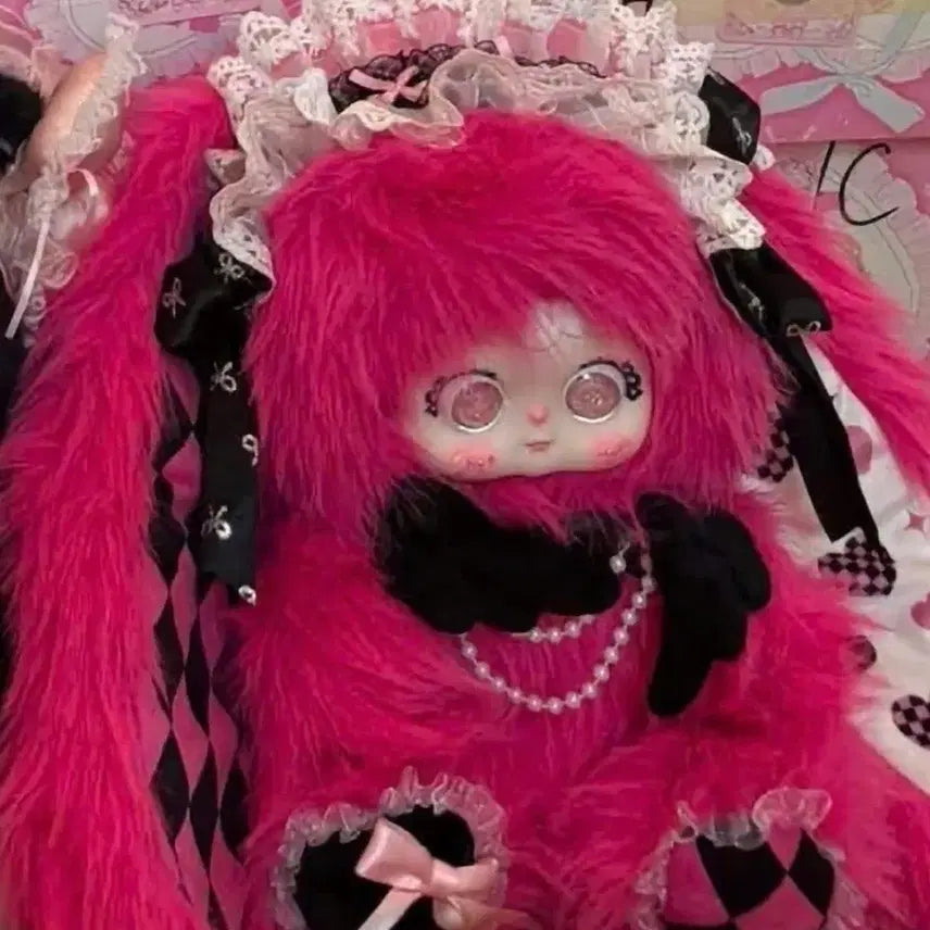 [BUNJANG] Babythree Ji-mo New 600 Hot Pink Fur / 베이비쓰리 지이모 신상 600