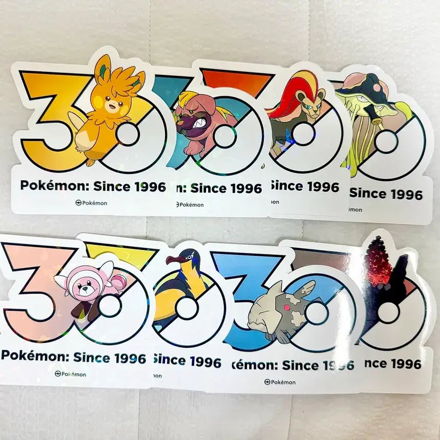 [SOLD OUT] 원가양도) 빠르모트 포켓몬 30주년 로고스티커 전기쥐 빠모