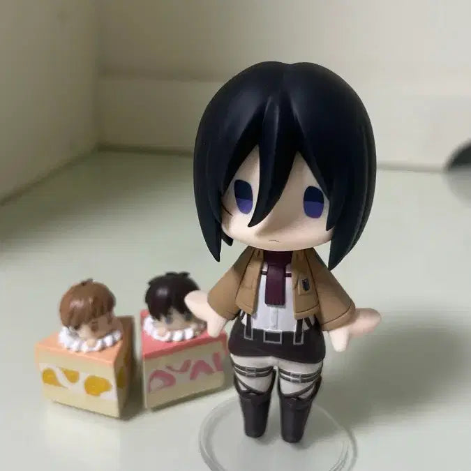 [BUNJANG] Good Smile Company Mikasa Ackerman Attack on Titan Figure (Bonus Gacha) / 급전 진격의거인 미카사 굿스마일 헬로 피규어(가챠 덤)