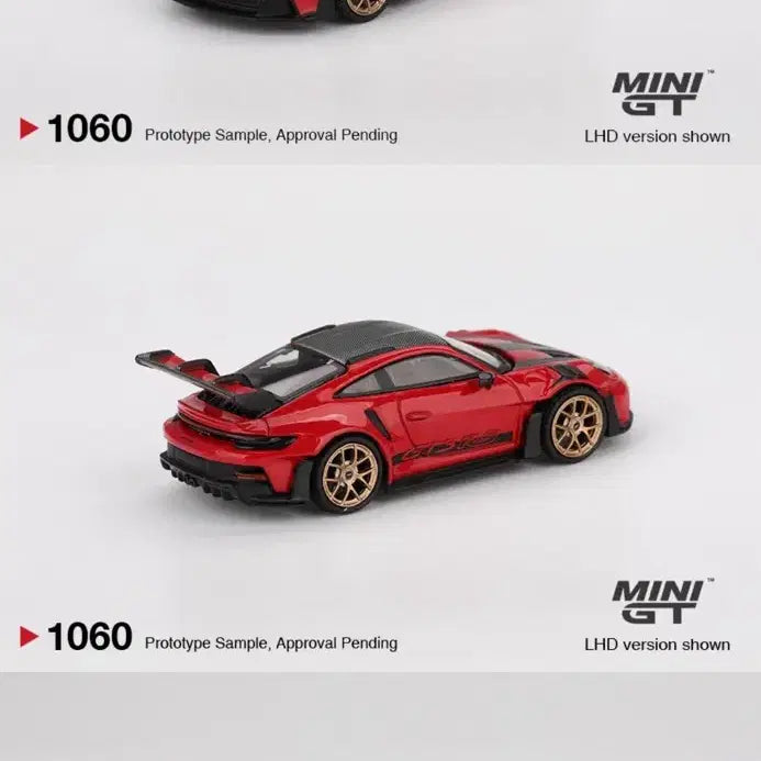 [BUNJANG] Minini GT Porsche 911 GT3 RS Guard Red / 미니지티 포르쉐 911 GT3 RS 가드레드