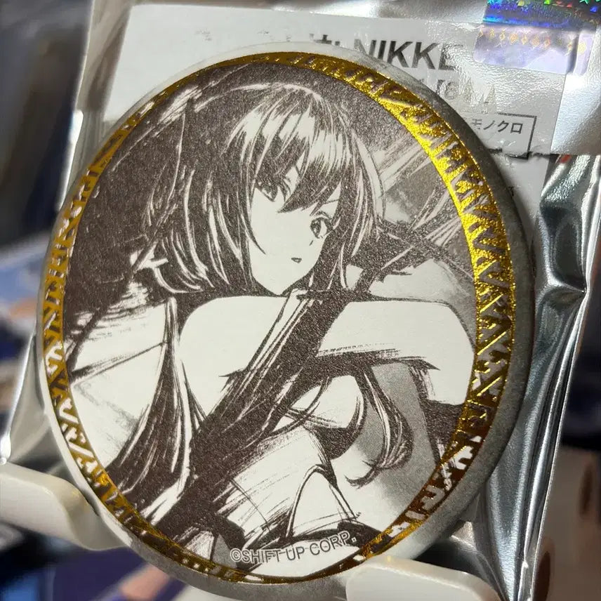 [BUNJANG] Nihilistic Bloom Hongryeon Can Badge / 니케 수목화 홍련 캔뱃지