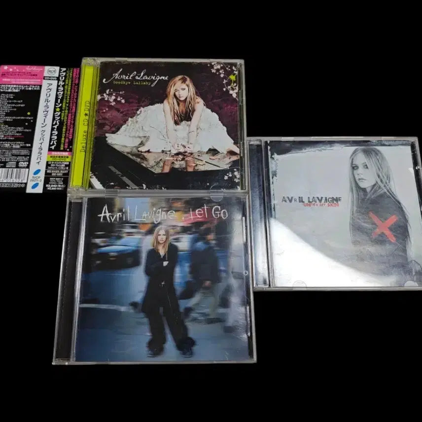 [BUNJANG] Avril Lavigne Let Go, Under My Skin, Goodbye Lullaby Bundle Set CDs / Avrill Lavigne 에이브릴 라빈 CD 3종 일괄 판매
