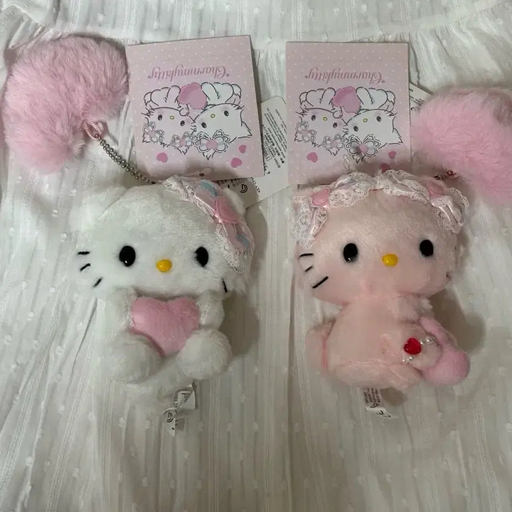 [BUNJANG] Sanrio Honeycute ChamiKitty Mascot Set / 새상품 산리오 허니큐트 챠미키티 마스코트 세트