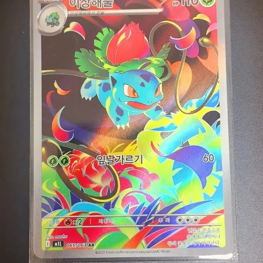 [BUNJANG] Pokemon Card Bulbasaur AR / 포켓몬카드 이상해풀 AR