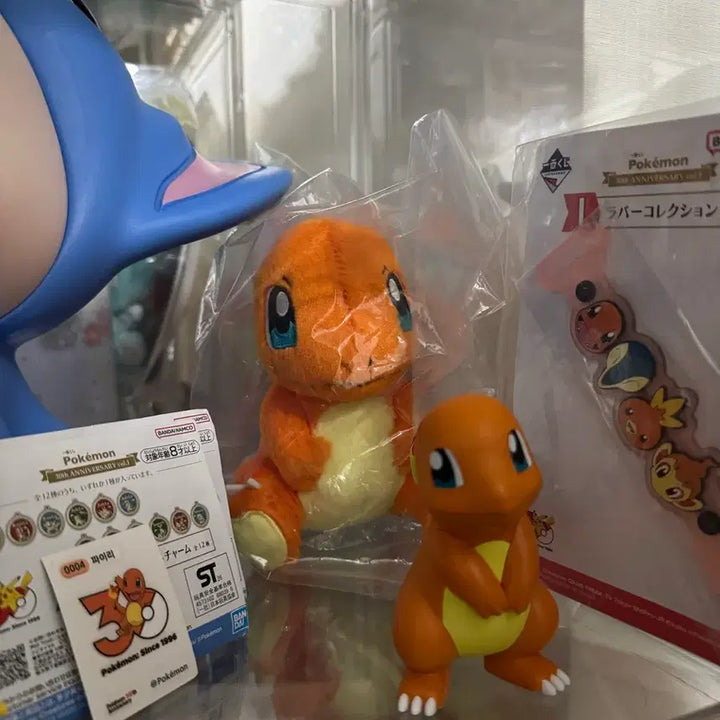[BUNJANG] Pokemon Charmander 30th Anniversary Sealed Plush &amp; Merchandise Bundle / 포켓몬 파이리c상 인형(미개봉)/굿즈일괄