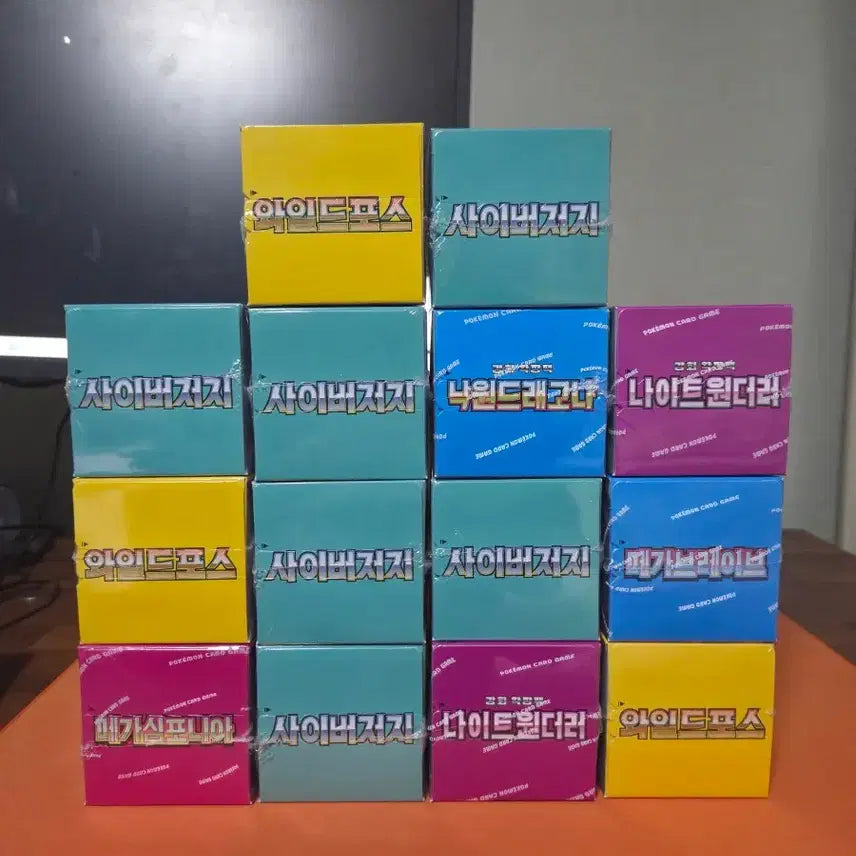[BUNJANG] Pokemon Trading Cards 14 Boxes (Sealed) / 포켓몬카드 새상품 14박스 슈링크O