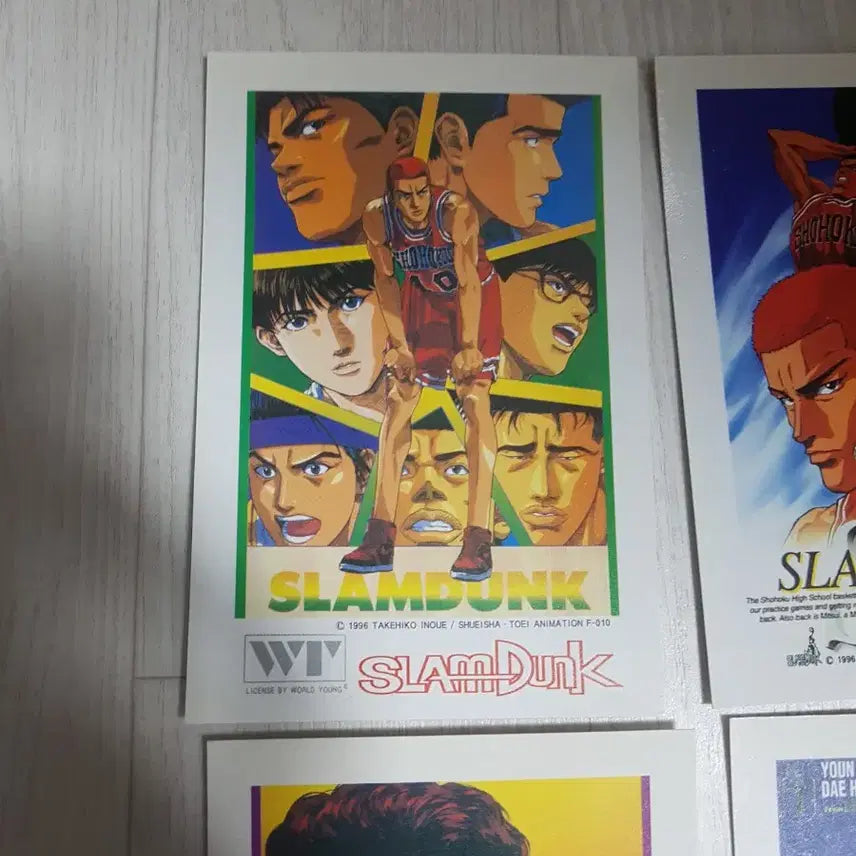 [BUNJANG] Slam Dunk Classic Postcard Set (8 Types) / 슬램덩크 고전 엽서 카드 8종 일괄