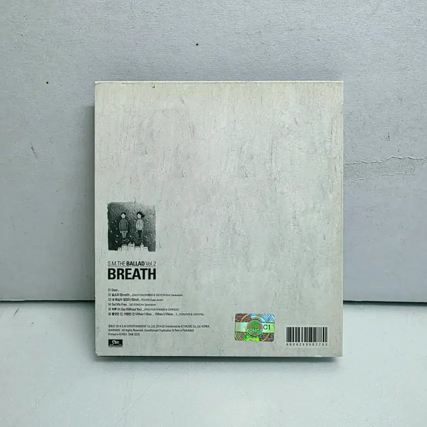 [BUNJANG] S.M. The Ballad Vol. 2 Breath Album / 에스엠 더 발라드 (S.M. The Ballad) 2집 - Breath