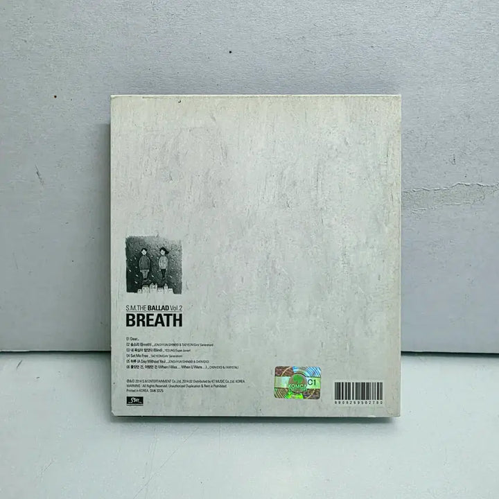 [BUNJANG] S.M. The Ballad Vol. 2 Breath Album / 에스엠 더 발라드 (S.M. The Ballad) 2집 - Breath