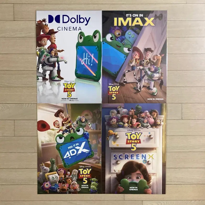 [BUNJANG] Toy Story 5 Dolby/IMAX/4DX/ScreenX Poster / [토이스토리5] 돌비/아이맥스/4DX/스크린엑스 포스터