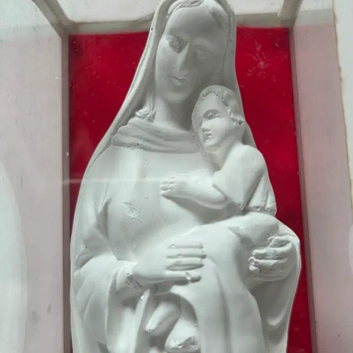 [BUNJANG] 1980s "Reply" Series Religious Set: Virgin Mary and Saint Joseph / 80년대 응답하라 성물 성요섭 성모마리아 성가정