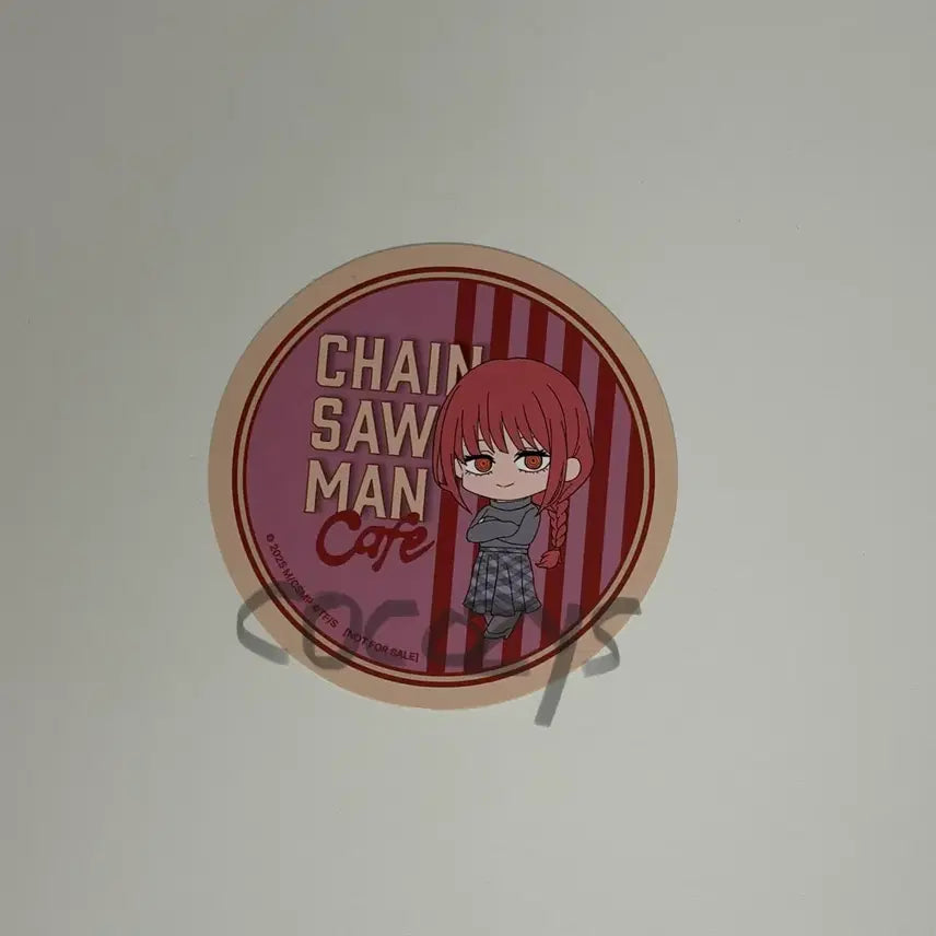 [SOLD OUT] 체인소맨 콜라보 카페 특전 코스터 마키마