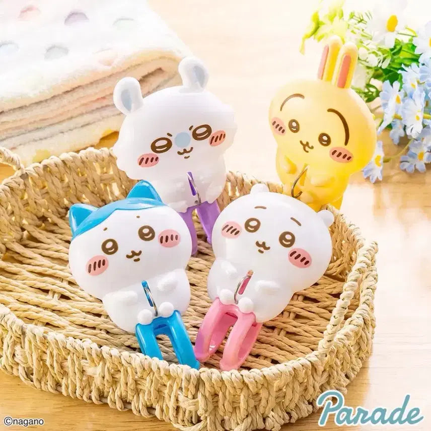 [BUNJANG] Chiikawa Usagi Laundry Clip Parade / 우사기 빨래 집게 퍼레이드 치이카와 먼작귀