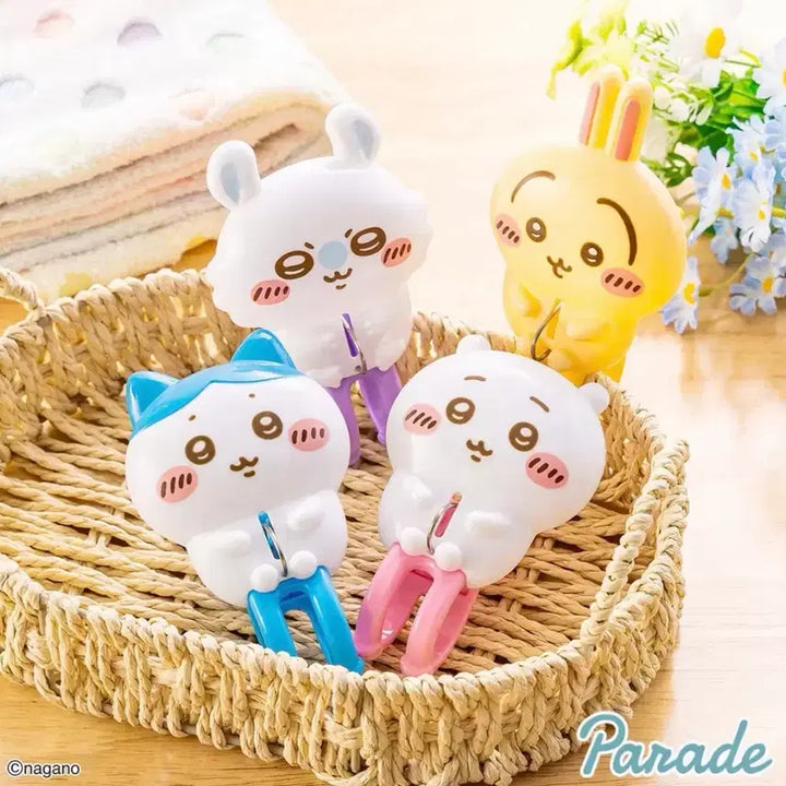 [BUNJANG] Chiikawa Usagi Laundry Clip Parade / 우사기 빨래 집게 퍼레이드 치이카와 먼작귀