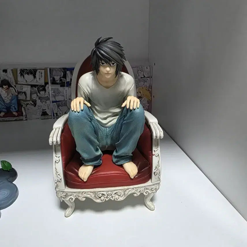 [BUNJANG] Death Note L Figure (B Prize) / [개봉양품]최저가 제일복권 데스노트 쿠지 엘B상 피규어 팝니다
