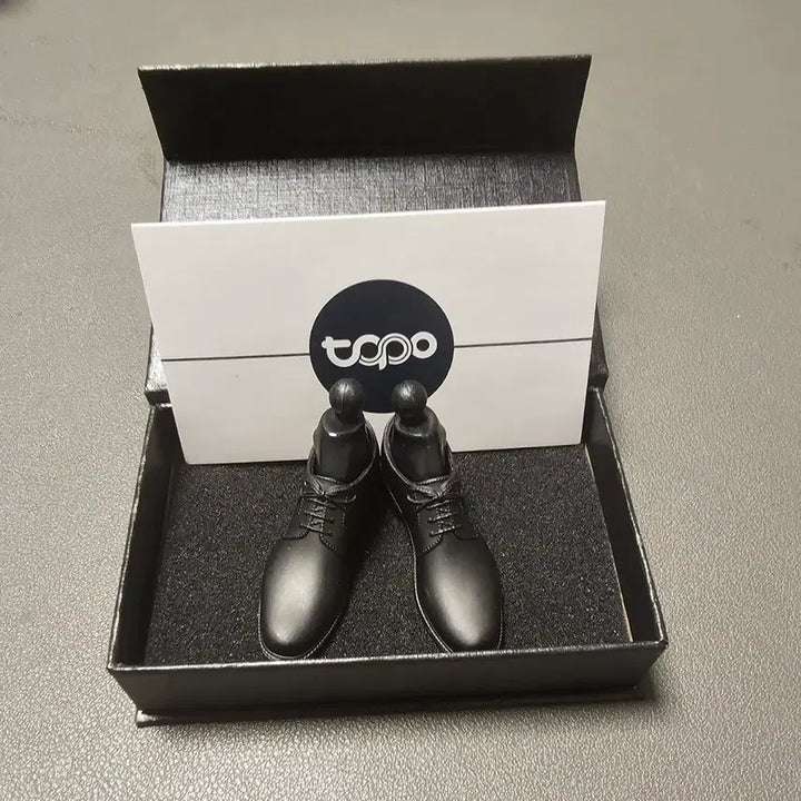 [BUNJANG] TOPO 12-Inch Figure Suit Shoes (Batman Wayne) / TOPO 토포 12인치 피규어 정장구두(배트맨 웨인)