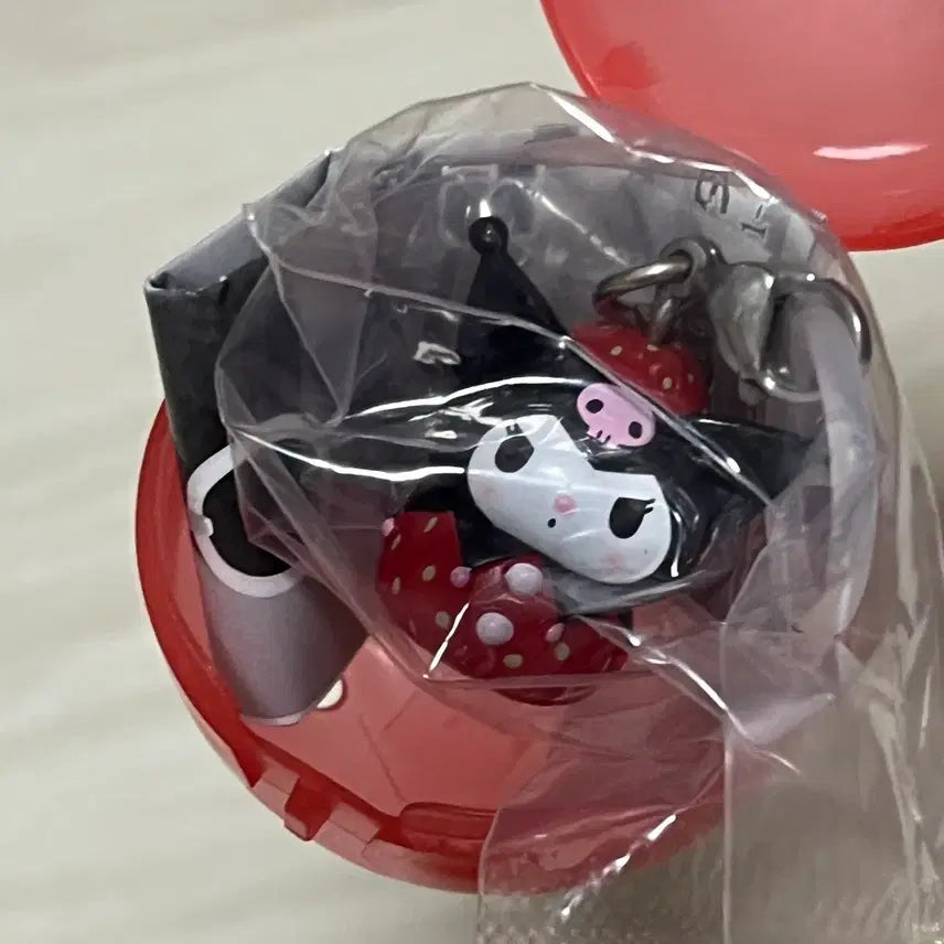 [BUNJANG] Sanrio Ichigo Mashimaro Kuromi Keyring Gacha / 산리오 딸기 메지루시 쿠로미 키가챠