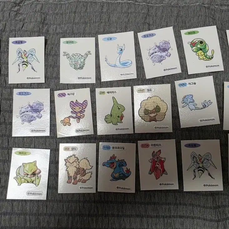 [BUNJANG] Pokemon Stickers Bundle Set / 포켓몬 띠부띠부씰