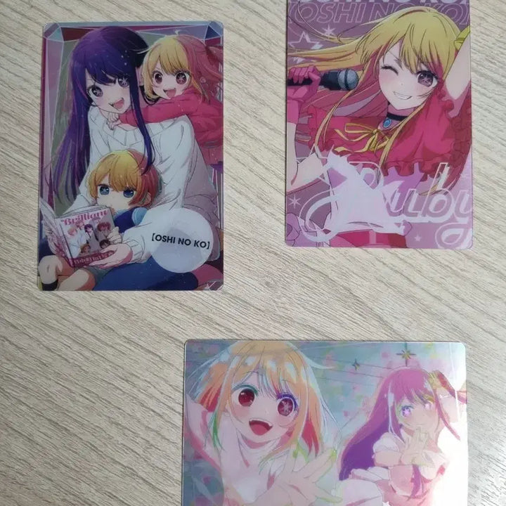 [BUNJANG] Oshi no Ko Card Bundle Set (3 Types) / 최애의 아이 카드 3종 일괄 판매